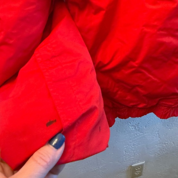 Vintage 90’s Snowy Mountain Red Ski Jacket Coat Women’s XL - Picture 3 of 16